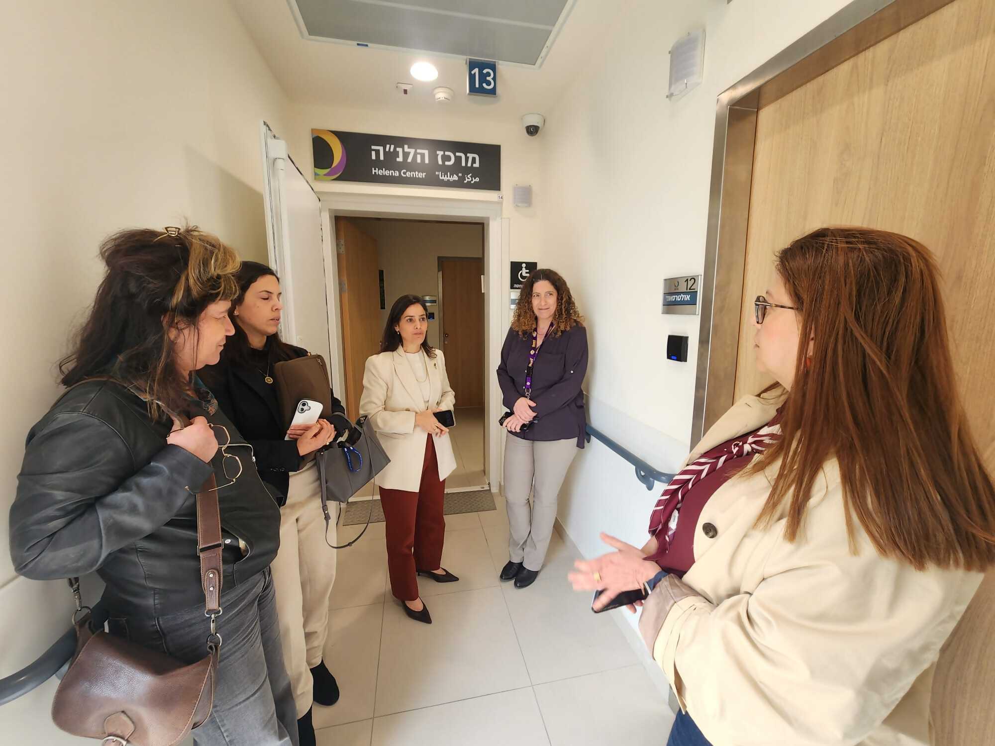 ביקור ועדת הכנסת לקידום מעמד האישה במרכז הרפואי הלל יפה ומרכז הלנה