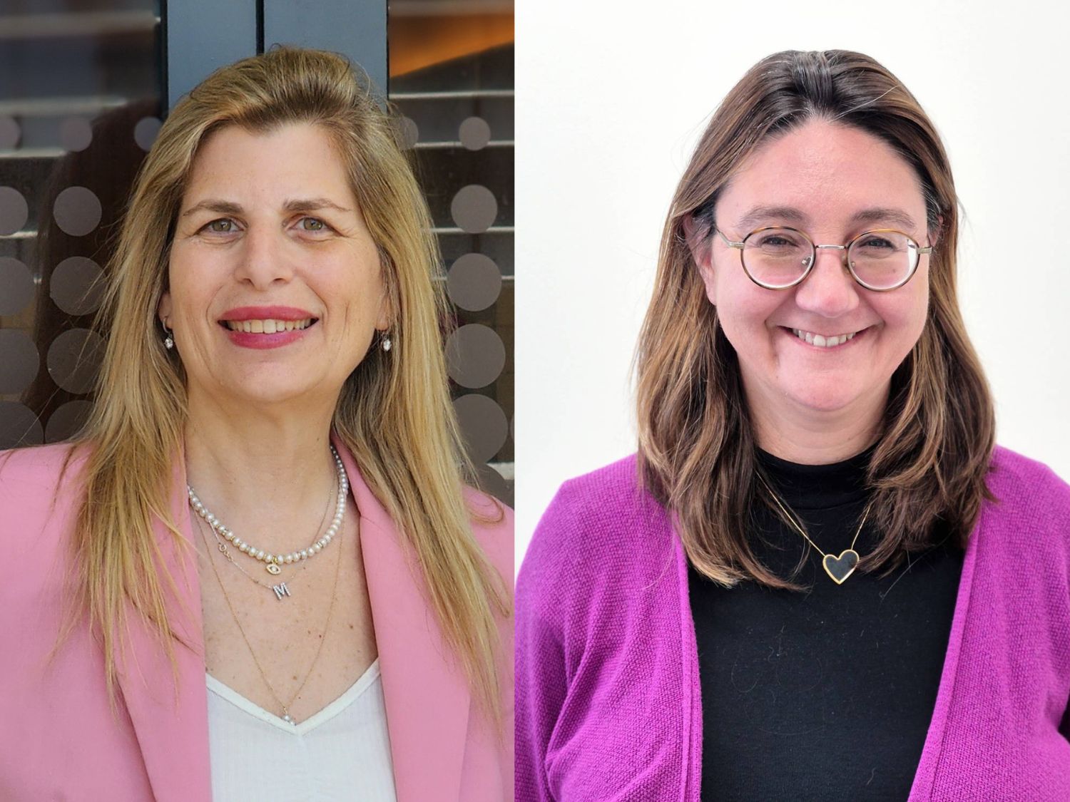 Keren Hurvitz (right) and Prof. Merav Ben Natan